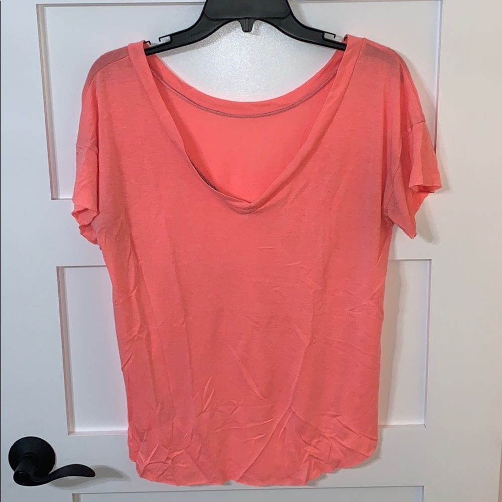 Hurley Neo Pink V Neck T Shirt S/M